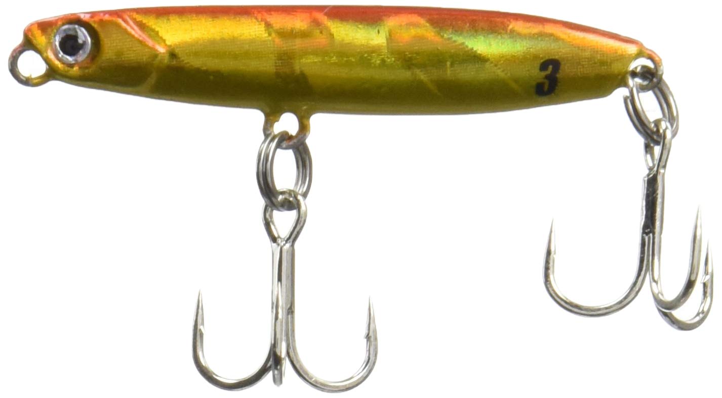 Major Craft JPMSW-3#3 Metal Jigpara Micro Swim Type, Red Gold, 0.1 oz (3 g)