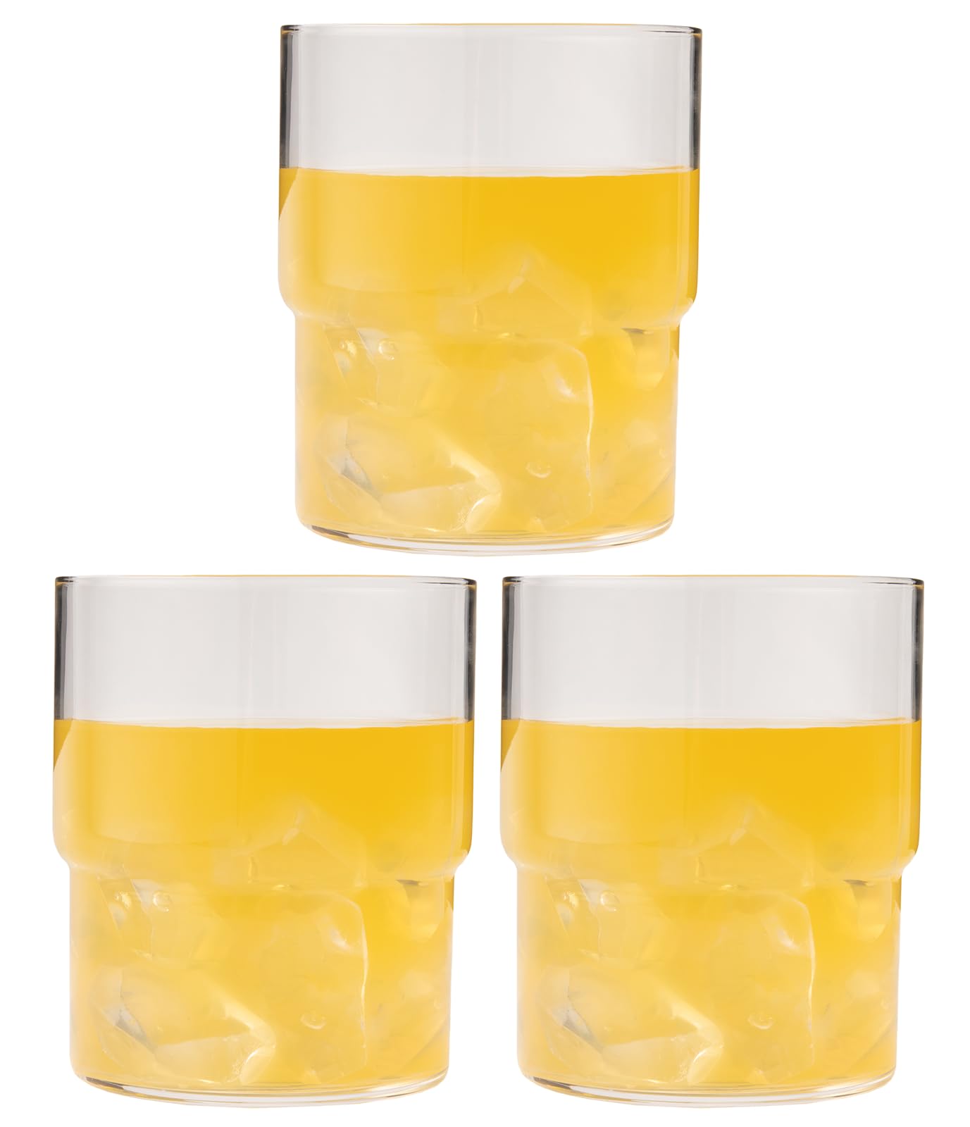 Toyo Sasaki Glass B-21126CS-JAN Glass Tumbler, Fino, Clear, Approx. 13.4 fl oz (390 ml), Pack of 3