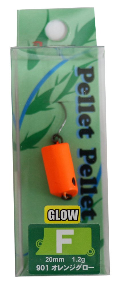 Bassday Topwater Pellet Pellet F 20mm 1.2g Orange Glow #901 Lure