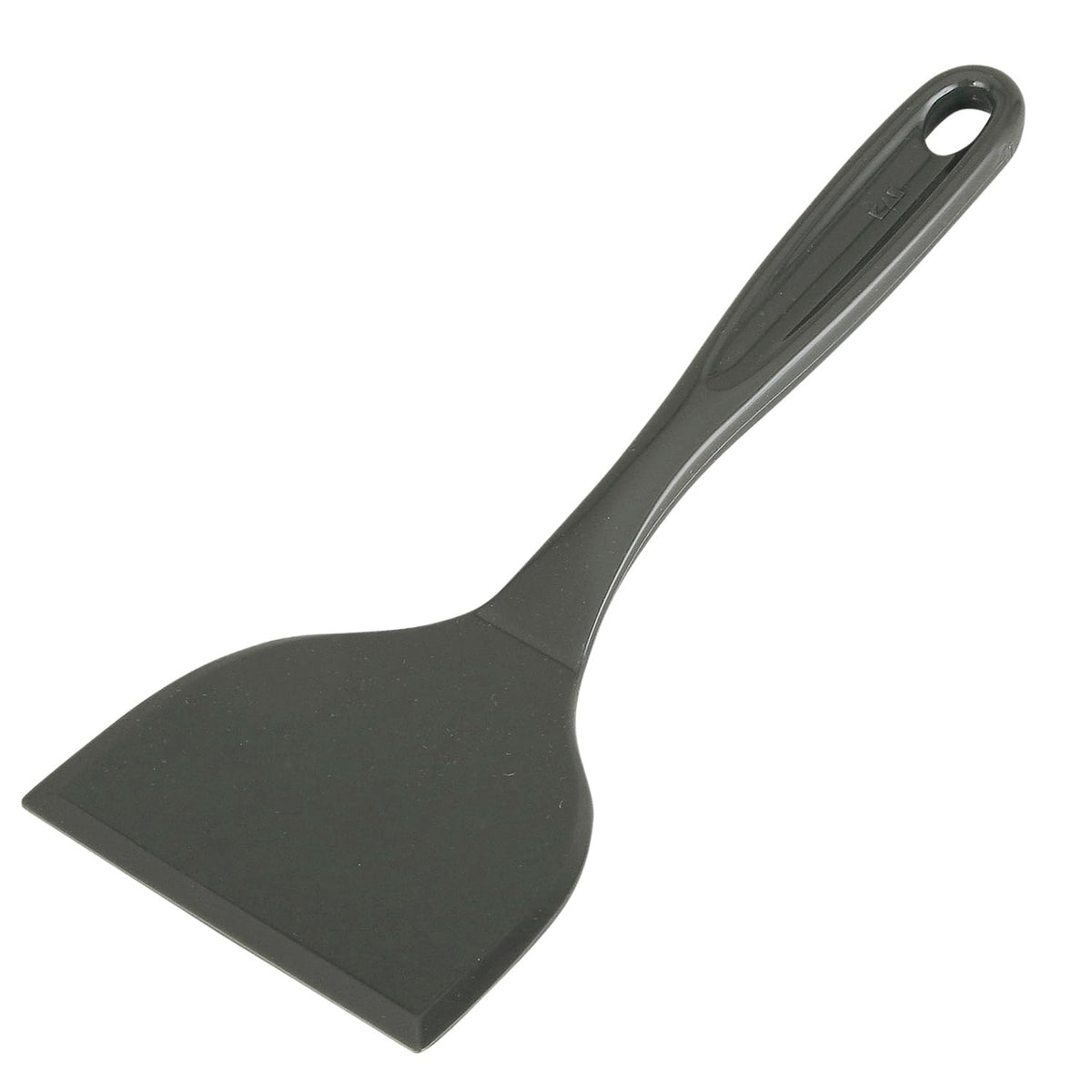 Kai Corporation KAI KITCHEN DH8155 Okonomiyaki, Convenient for Carving, Nylon, Spatula, 3.5 inches (90 mm), Dishwasher Safe, Gray, Made in Japan