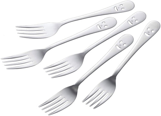 Shimomura Kihan 25388 Tsubamesanjo Fork, Pasta, Total Length 6.9 inches (17.5 cm), Stainless Steel, Niko, Set of 5