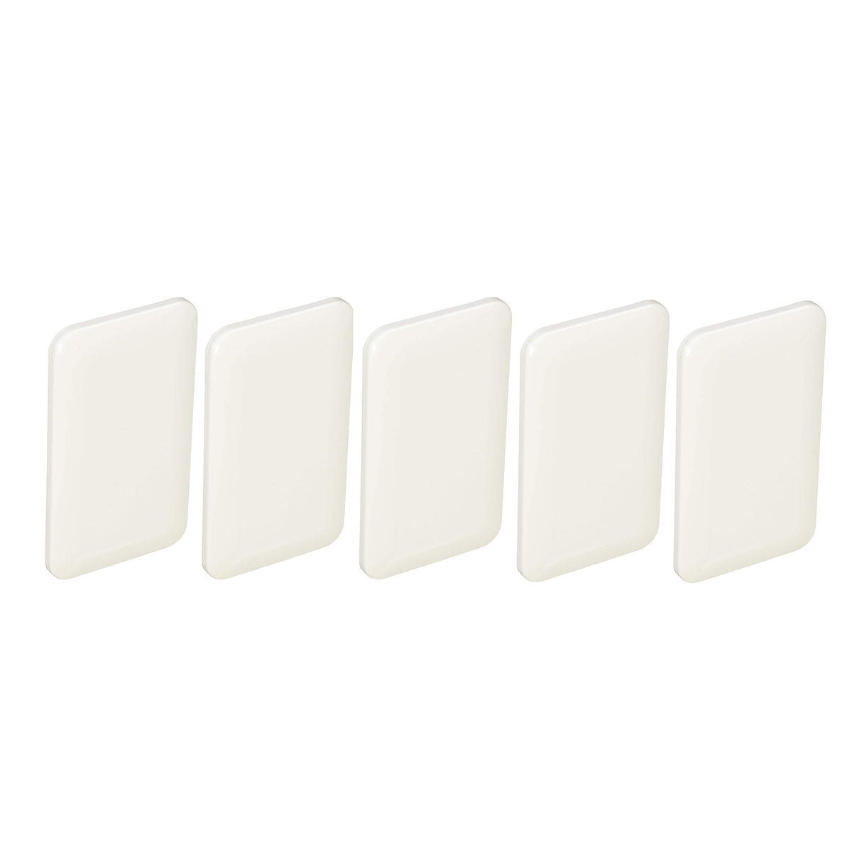 Panasonic Cosmo Series WTC7091W5 Wide 21 Cover Plate (Round), For 1 Row, White, Set of 5