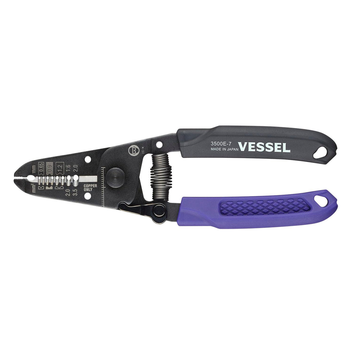 Vessel 3500E-7 Wire Stripper, 2 Strippable, Simultaneous Stripping
