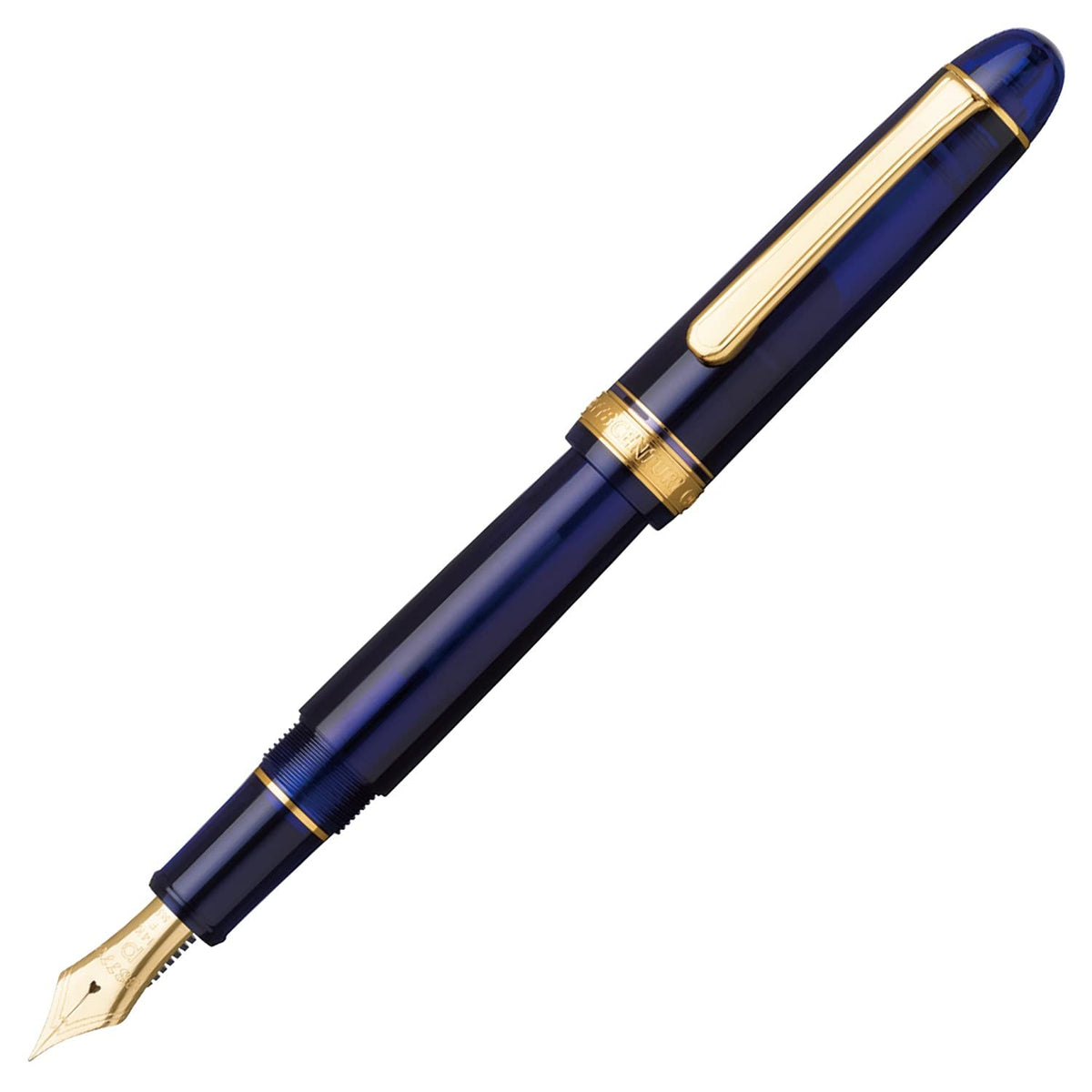 Platinum #3776 PNB-15000 51-1 Fountain Pen, EF Fine Point, Chartre Blue