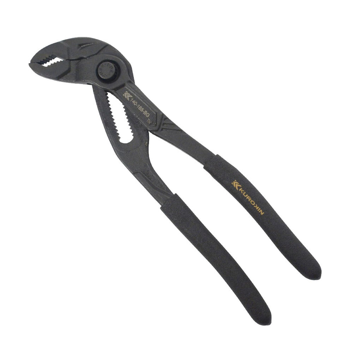 Fujiya Quick Water Pump Pliers, Black Gold, 140-185-BG