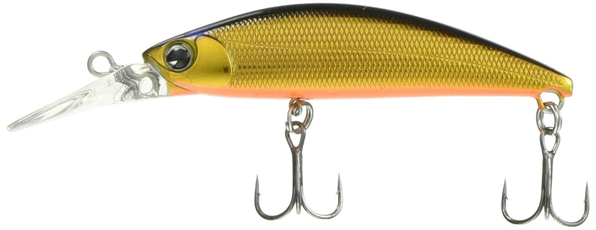 AMS Design (ima) #SU60D-002 236014 Minnow Skari Deep 2.4 inches (60 mm), 0.3 oz (8 g), Gold and Black