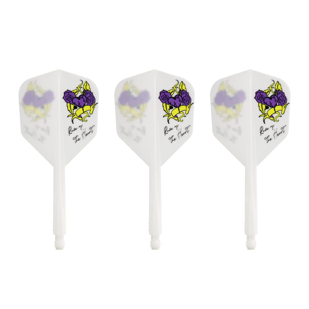 TRiNiDAD CONDOR AXE Rose of the Heart Natsumi Iwata Player Model Condor Axe Rose of the Heart Darts Flight Small L White