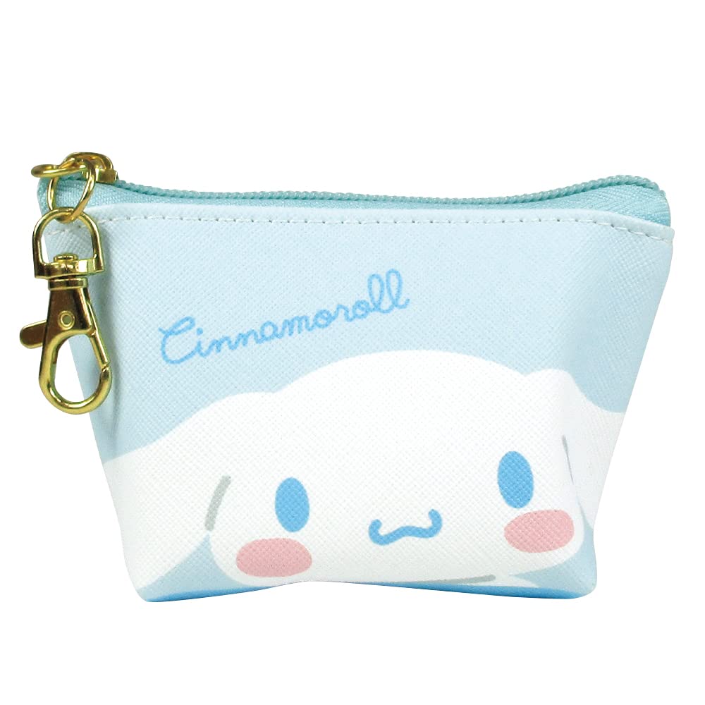 Tees Factory Sanrio SR-5533995CR Triangle Mini Pouch, Door Up, Cinnamoroll, H 2.7 x W 4.5 x D 2.0 inches (6.8 x 11.5 x 5 cm)