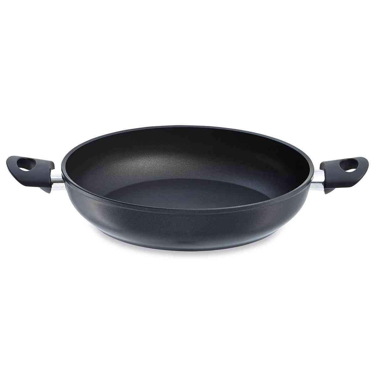 Fissler 045-501-28-100 Serve Pan, 11.0 inches (28 cm), IH Compatible, 3-Layer Fluorine Coating, Gas Fire/Induction Compatible