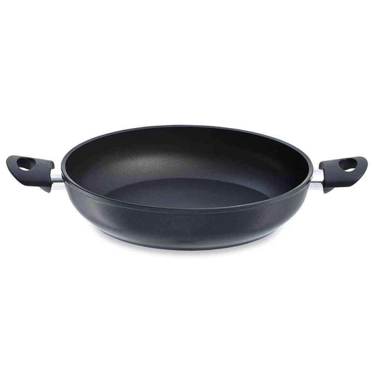 Fissler 045-501-28-100 Serve Pan, 11.0 inches (28 cm), IH Compatible, 3-Layer Fluorine Coating, Gas Fire/Induction Compatible