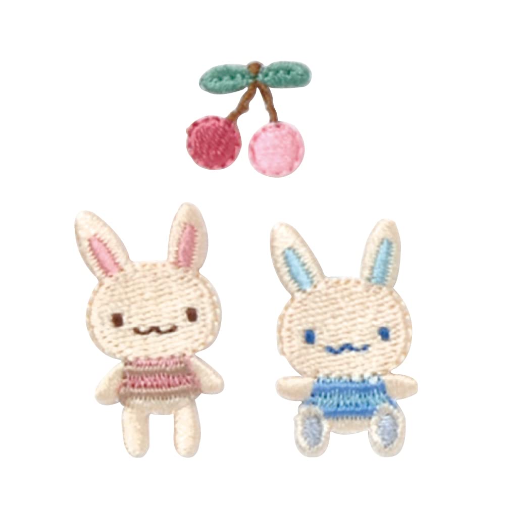 Pioneer Little Applique Rabbit Cherry Blossom with 3 Pieces