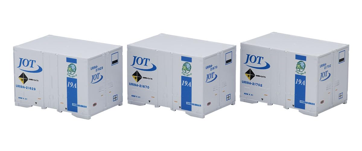 TOMIX HO-3147 HO-3147 HO Gauge Privately Owned UR19A-20000 Shaped Container Japan Oil Transportation Blue 3 Pieces
