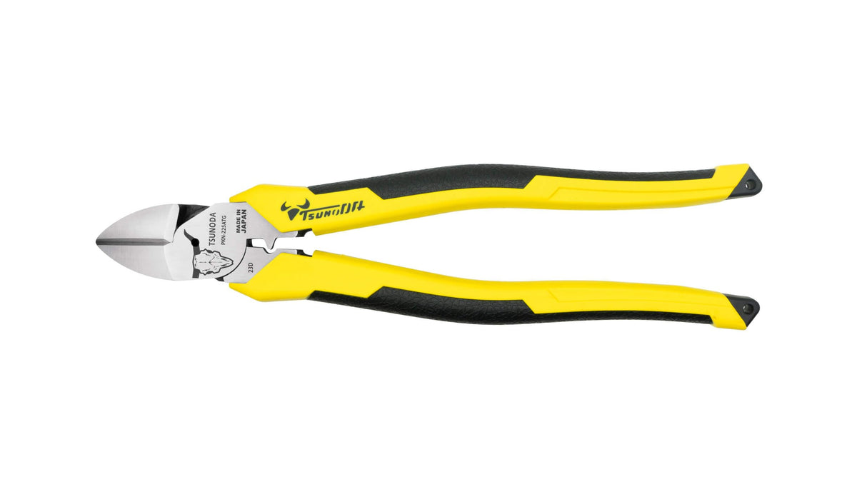 Tsunoda PKN-225ATG, High-Leverage Heavy Duty Diagonal Cutters 9-inches (225mm)