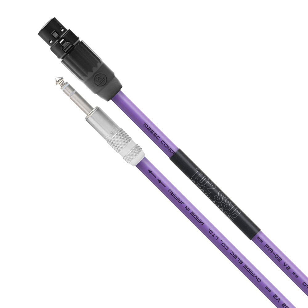 ELEC microphone cable (XLR female -TRS) 1.0m PA-02-XFT-V2-1.0