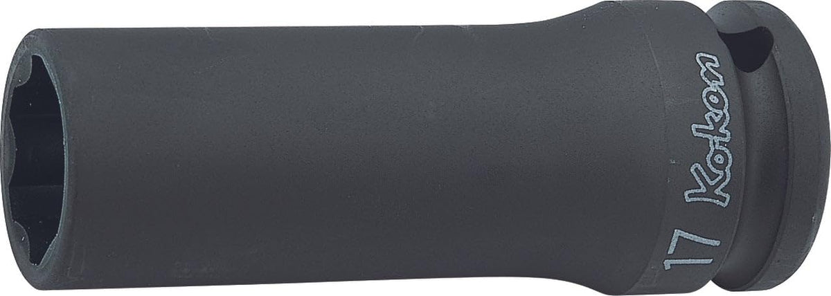 Ko-ken 14306M-26 1/2 Sq. Dr. Socket 26mm 12 point Length 85mm Thin walled