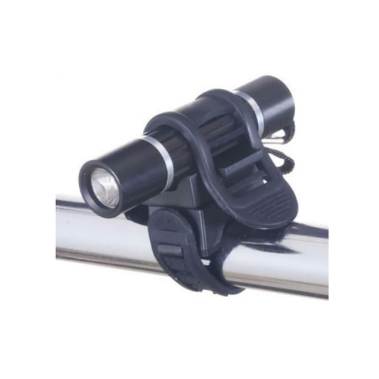 Comolife 360 degree angle adjustable LED headlight for bicycle, 7lm, Color: Black , Size : Φ0.78 x 3.58 inches