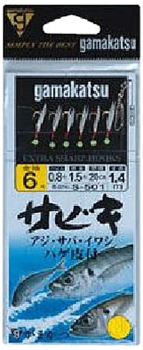 Gamakatsu S501 7-1.5 Sabiki Gold Sleeves, 6 Pieces