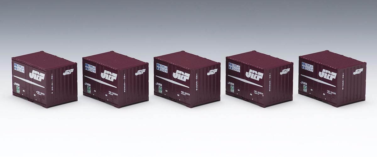 TOMYTEC 3303 N Gauge JR 19D Shaped Container, 5 Pieces, Railway Model Supplies