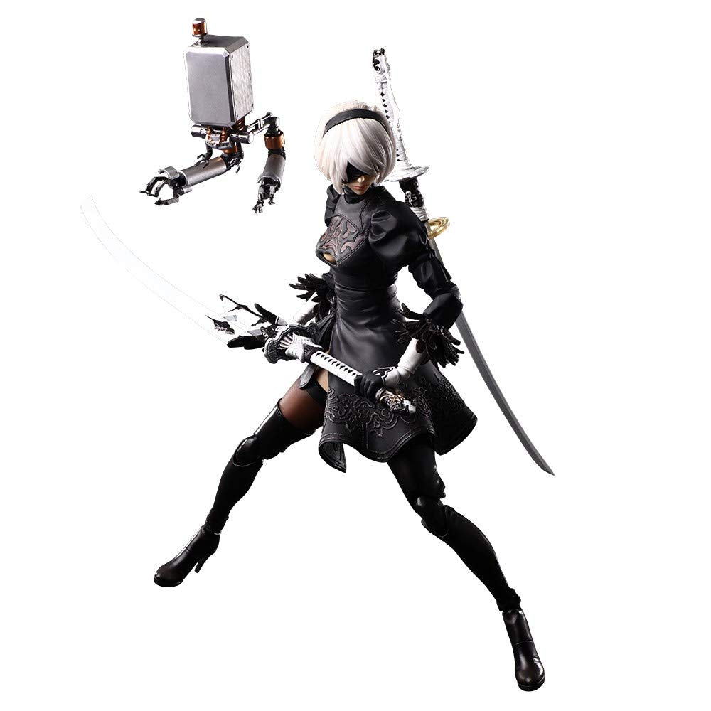 Square Enix-NieR:Automata® Play Arts Kai™ Action Figure – 2B (Yorha No. 2 Type B) Deluxe Ver.