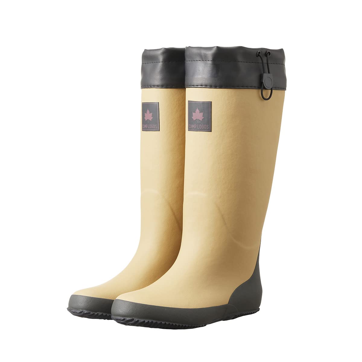 キャンプロゴス(CAMP LOGOS) Men's Casual Rain Boot, Sand, L