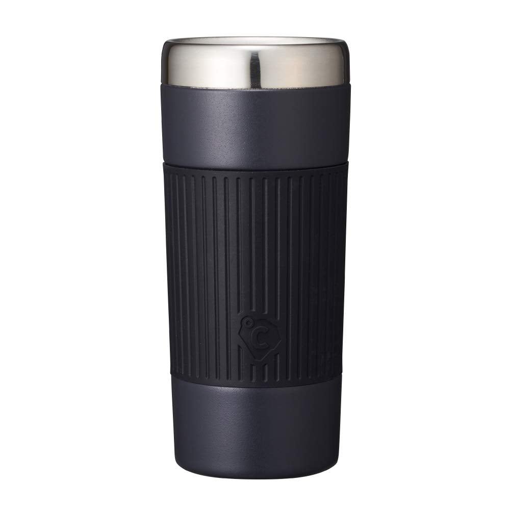 Doshisha OZFT260SBK Freezing Tumbler ON℃ZONE, Vacuum Insulated, Black