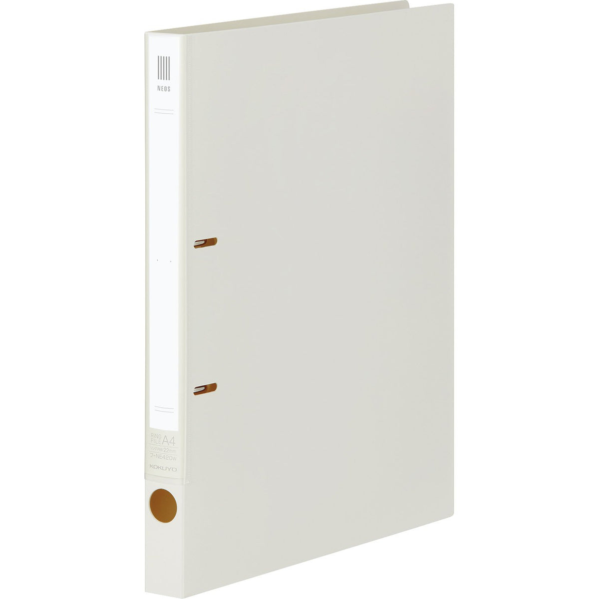 Kokuyo F-NE420W File Ring File, NEOS A4, Holds 180 Sheets, Off White