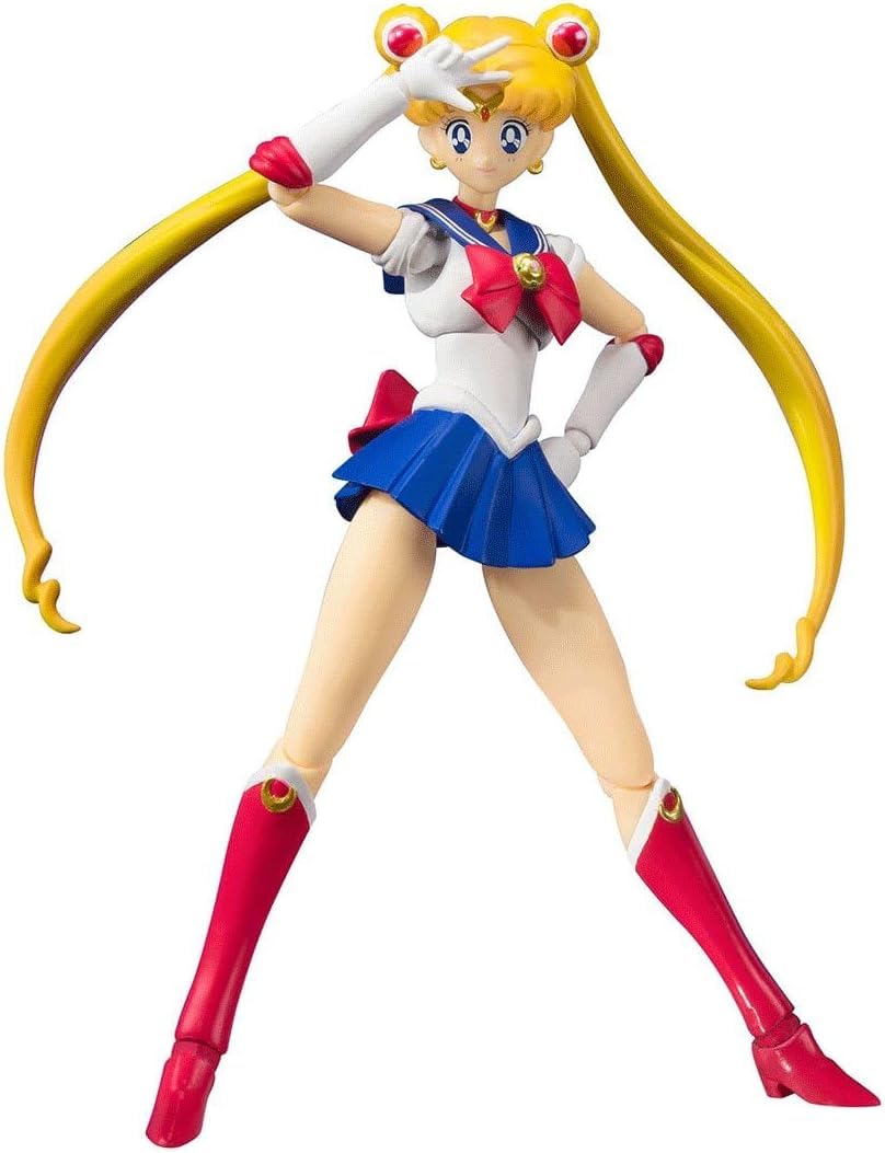 TAMASHII NATIONS - Pretty Guardian Sailor Moon - Sailor Moon -Animation Color Edition-, Bandai Spirits S.H.Figuarts Action Figure