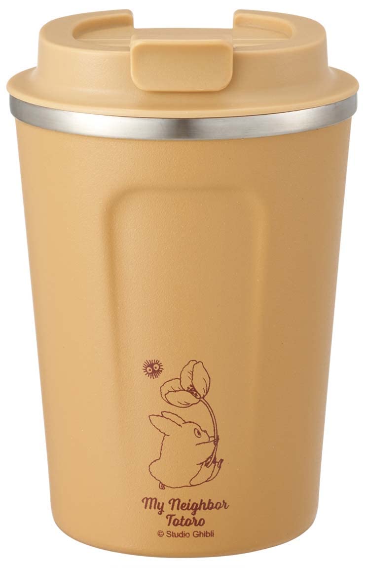 Skater STBC3F-A Coffee Tumbler, 11.8 fl oz (350 ml), Thermal, Cold, Stainless Steel, Tumbler, Mug, My Neighbor Totoro, Brown, Studio Ghibli