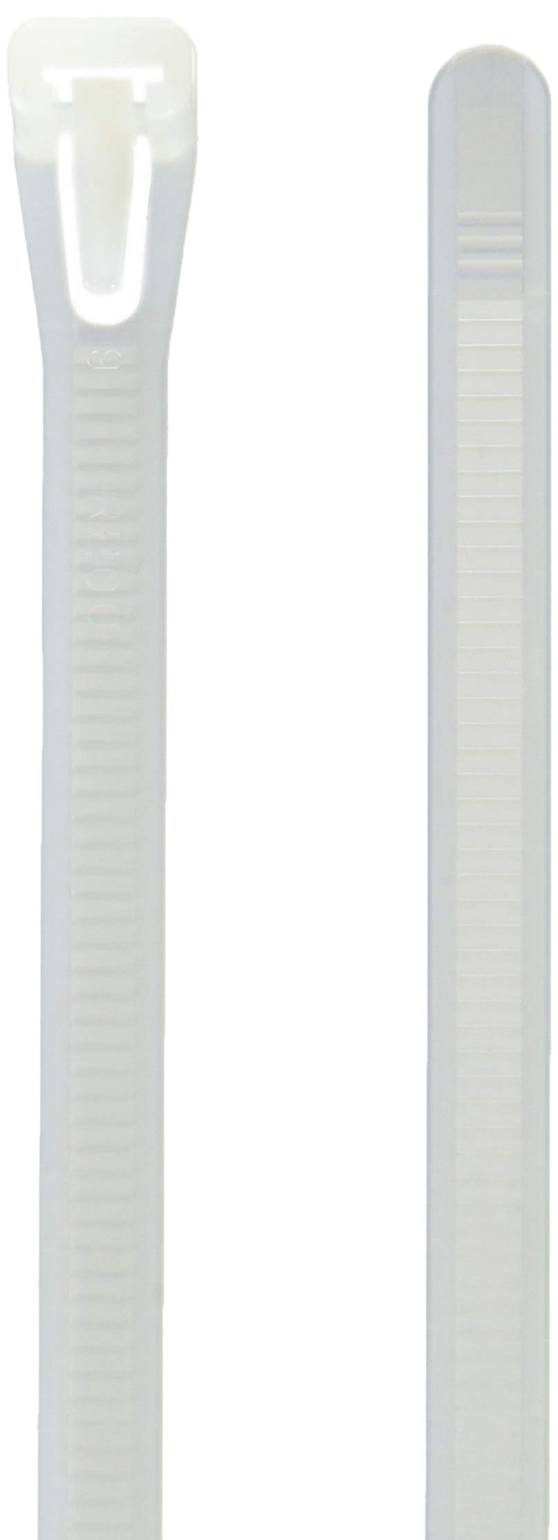 SG Industries SG-R200 Repeat Tie Release Type, Length 7.9 inches (200 mm), Milky White, Pack of 100