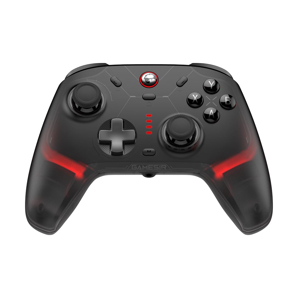 GameSir Cyclone 2 Pro Wireless Controller for Switch,PC,Android,iOS, PC Game Controller Mag-ResTM TMR Sticks, Hall Effect analog Triggers, RGB Llighting, 6-axis Gyro, Turbo (Black)