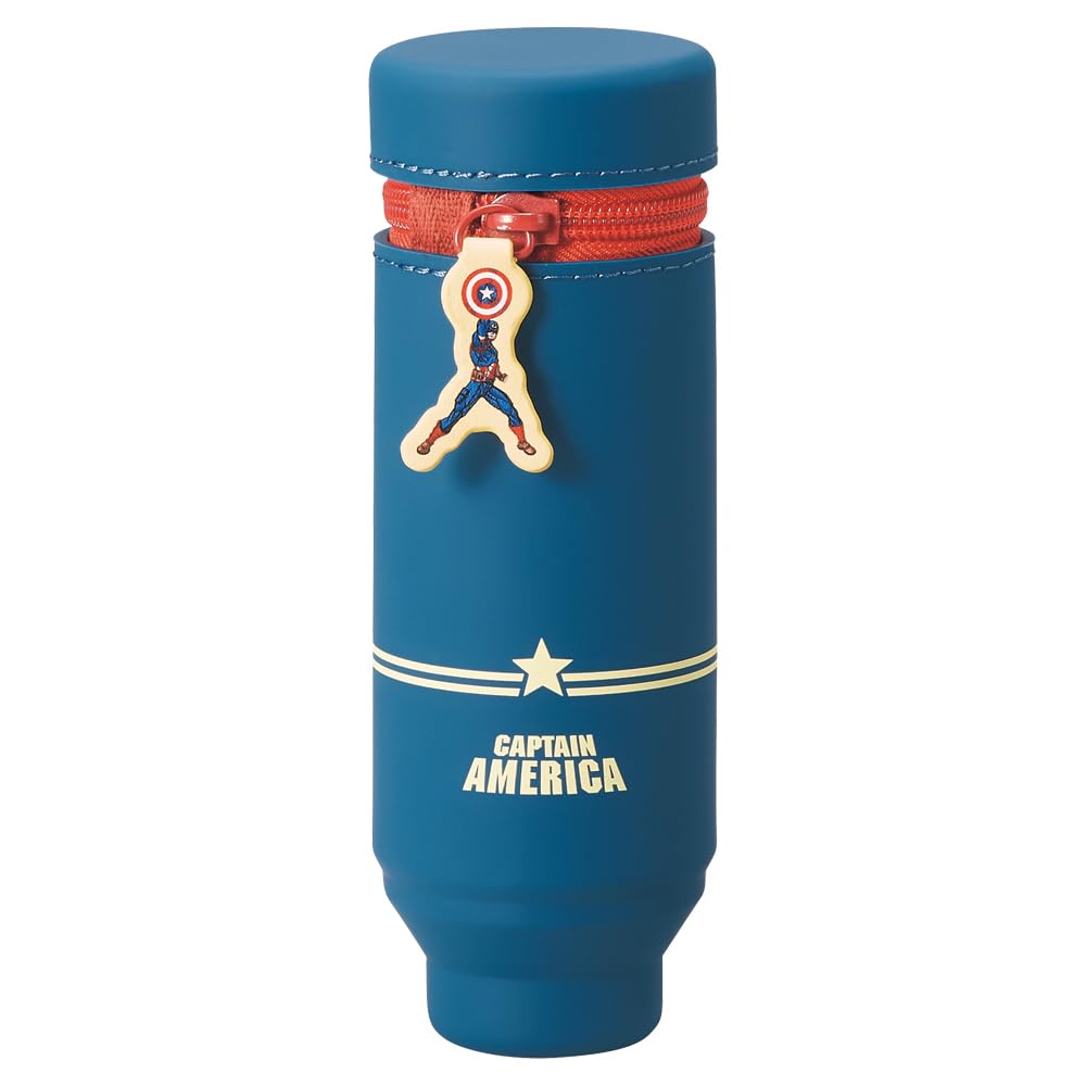 Lihit Lab. MV7712-104 Captain America Marvel Stand Pen Case