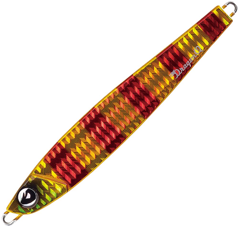 ValleyHill Egi Dragon Q Metal Flat 4.6 oz (130 g), #6 Gold/Red Stripe 43698