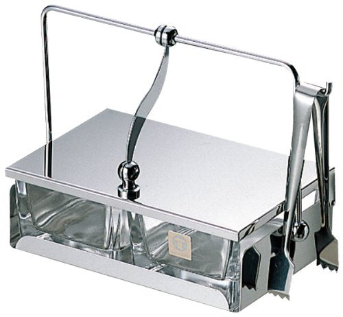 Relish Holder (with glass full tang Tongs) T – 102