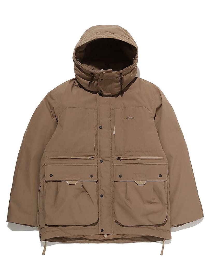 Nanga N1TJ Men's Takibi Down Jacket, Beige, L, beige, BEG, XS, Beige, Beg, X-Small