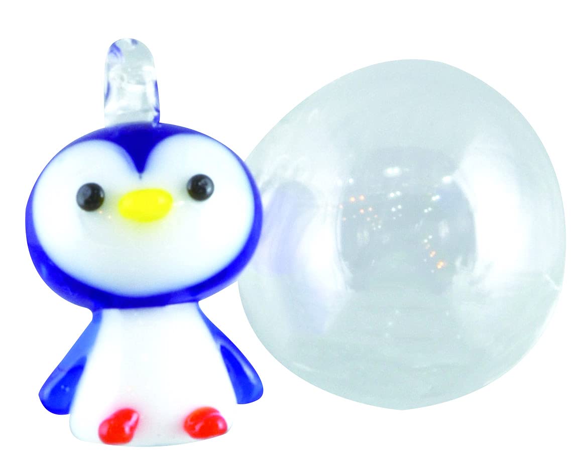 フォーカート Forkart Cute Handmade Glass Work Floating Ball Hemkin Width: 0.6 inches (15 mm), Ball: 0.8 inches (20 mm)