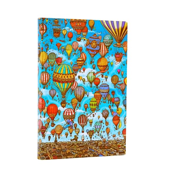 Paperblanks/Paper Blanks, Notebook, Softcover, Balloon Sky, Mini A6, Ruled FB9912-3