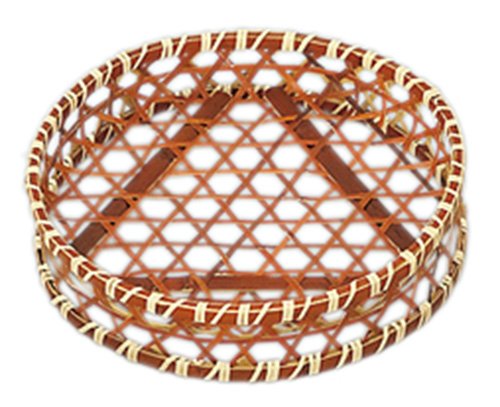 Yamako 22495 Akane Bamboo Hors D'Oeuvre Basket, Shaku 3