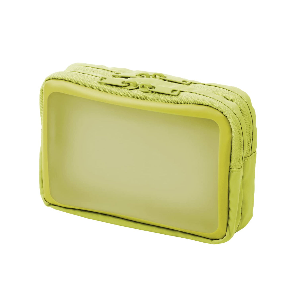 Plus TW-BG002M 428-753 Jibuniro Naka-Visible Gadget Pouch, M, Green
