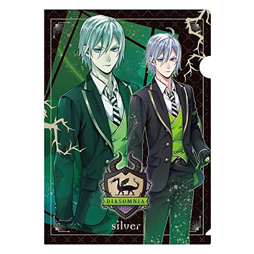 Cracks 54129 Twisted Wonderland Clear File, A4, Silver