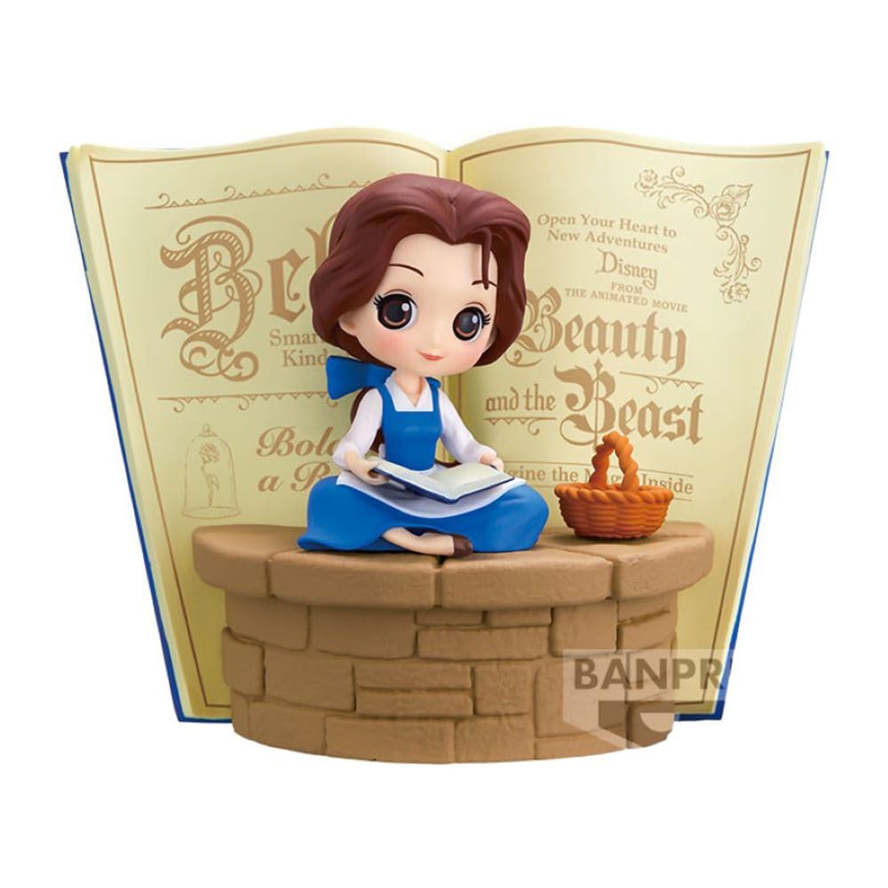 Banpresto - Disney Characters - Belle (Country Style)(Version A), Bandai Spirits Q Posket Stories 3.5 Inch