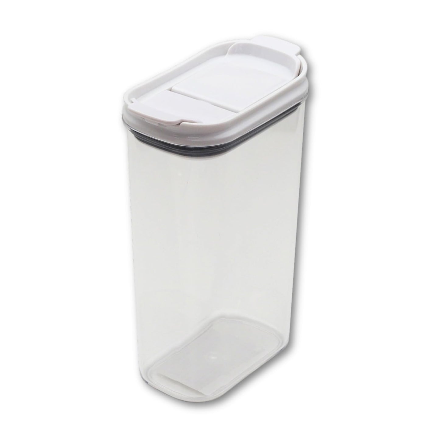 Kevnhaun KDS9714 Compact Canister, M, 24.4 fl oz (720 ml), Condiment Container, Stackable, 2-Way Lid, Clear Body, Space Saving, Moisture Protection, BPA Free, Spice Bottle