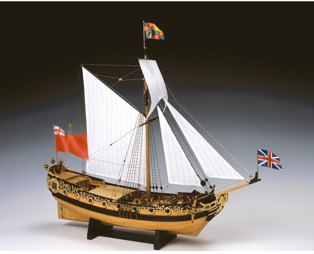 Woody Joe 1/64 Charles Yacht Wooden Model Building Kit (Ship)