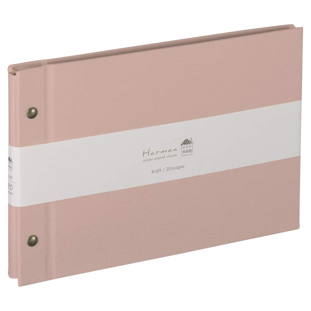 Nakabayashi Harma A-HRA5-101-P External Screw Album, A5 Size, Pink