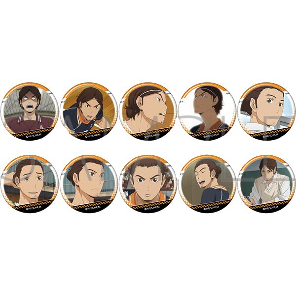 Haikyu!! To The Top [Anime Version] Toho ga ga Ippai Scene Scene Trading Can Badge Box of 10