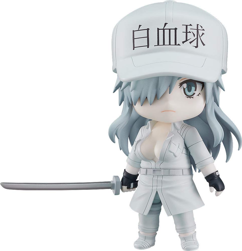 Good Smile Cells at Work! Code Black: White Blood Cell (Neutrophil) Nendoroid Action Figure, Multicolor