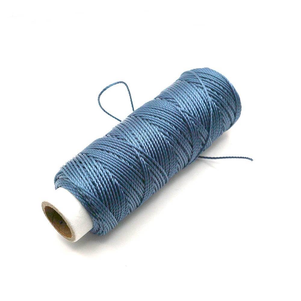 Bimo MBT No. 5 98.4 ft (30 m) Roll Cobalt Blue Bond Processing Thread 98.4 ft (30 m) Parallel Winding Sewing Thread for Hand Sewing and Sewing Machines
