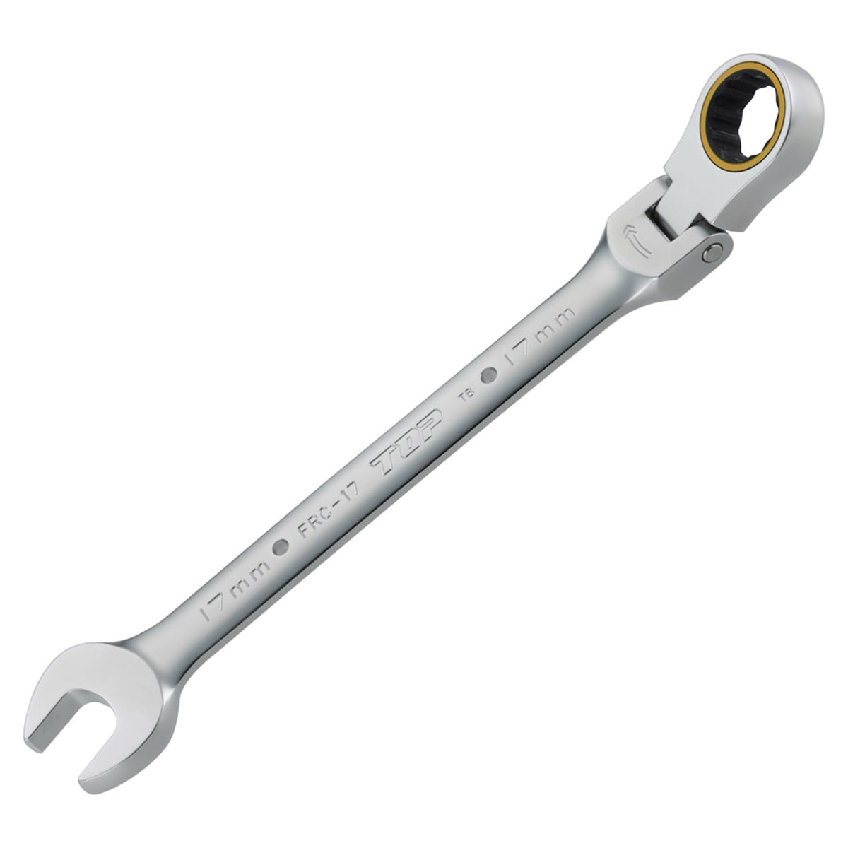 Top Industries FRC-17 Oscillating Ratchet Combination 0.7 inch (17 mm) Opposite Side 180° Oscillating Angle 5° Gear Wrench