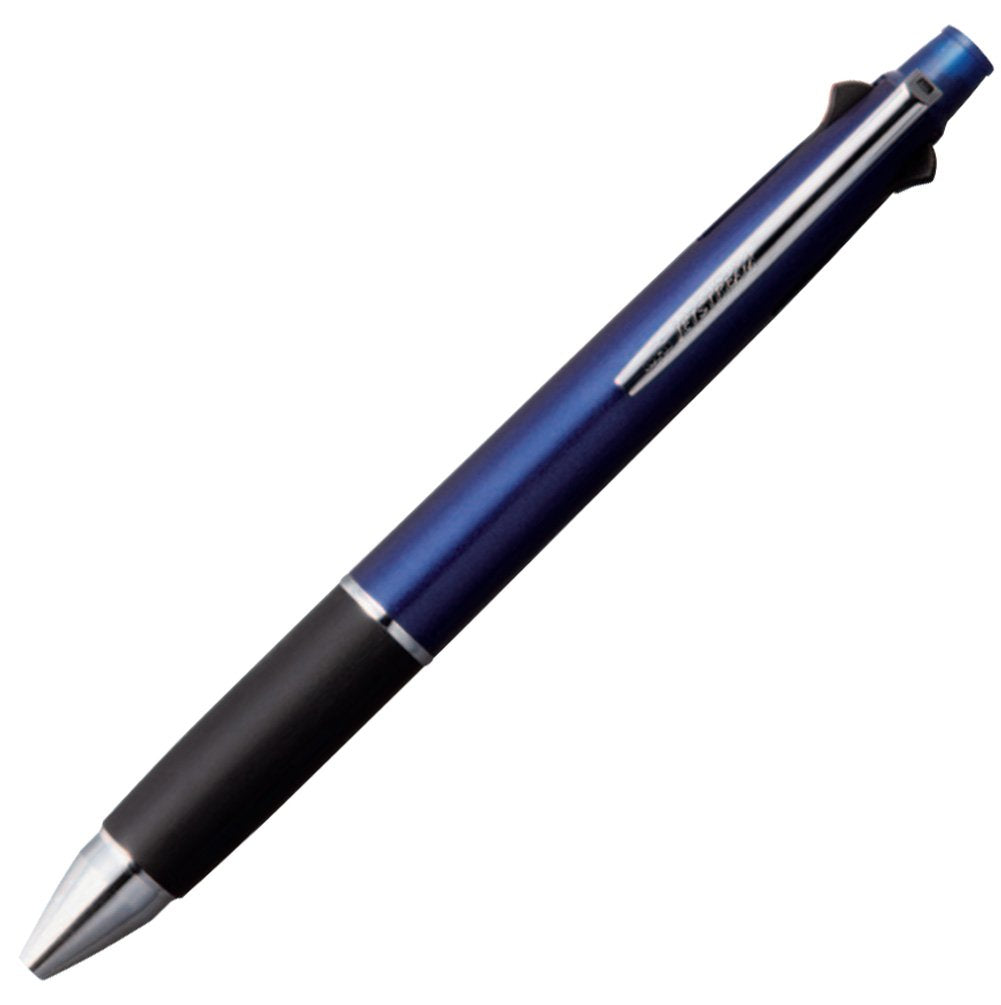 uni JETSTREAM 4&1 Red, Green, Blue, and Black 0.7mm Ballpoint Multi Pen and 0.5mm Mechanical Pencil (Navy)