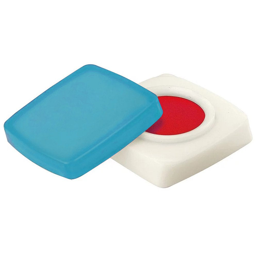 Shachihata mark Matted ink pad Shikuosu turquoise blue