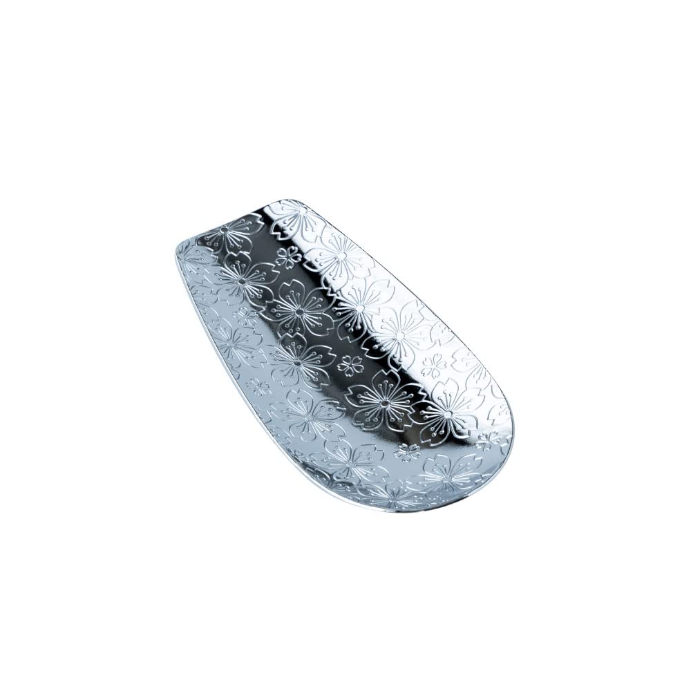 Aoyoshi 019777 Tea Spoon, Silver (Pewter Plated), Made in Japan, W 1.6 x L 3.1 inches (4 x 7.9 cm)